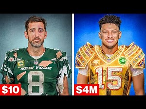 $10 VS $4,000,000 Jerseys NFL Players Wore