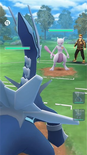 Diagla vs Mewtwo pvp pokemon go.