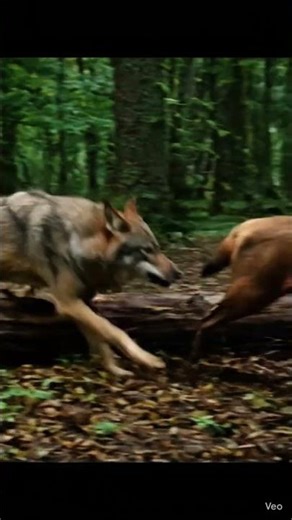 ##Wolves are hunting deer##