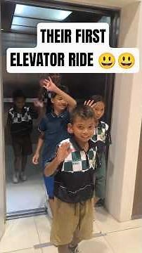 IP Kids Experience Their First Elevator Ride!