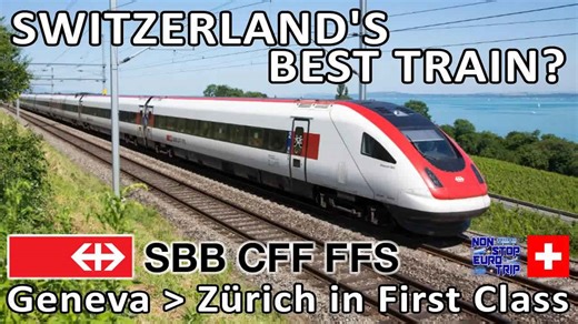 Switzerland's best train? / SBB ICN first class review from Geneva to Zürich