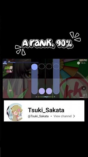 Osu Mania Lazer #shorts #osu #osumania #gameplay #gaming #rhythmgame (Take)
