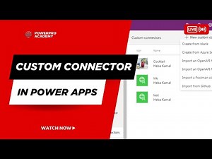 Custom Connector in Power Apps | Power Platform | PL - 900 | Advance | #powerapps #powerplatform