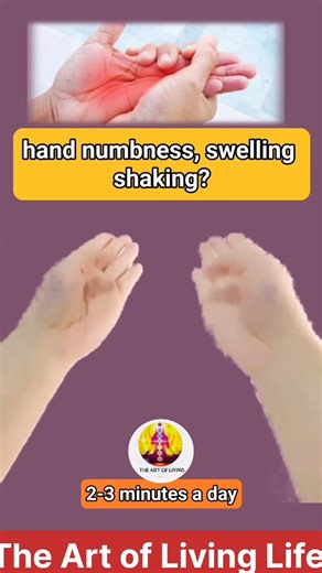 Do this hand exercise for hand numbness, swelling shaking 2-3 minutes a day