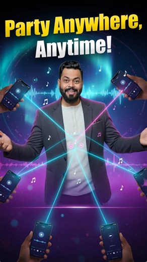 TrakinTech Marathi on Instagram: "पार्टीची मज्जा Speakers  शिवाय  Beat Sync - Play same music in multiple devices at a time [Beat Sync, Music, Playlist, Online Music] #music #beatsync #onlinemusicplayer #techreels #trakintechmarathi"