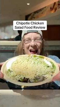 Chipotle Salad with Double Chicken Food Review #foodreviews #texmex #chipotle