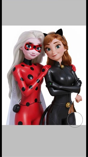 Elsa and Anna New Look Miraculous Ladybug #miraculousladybug