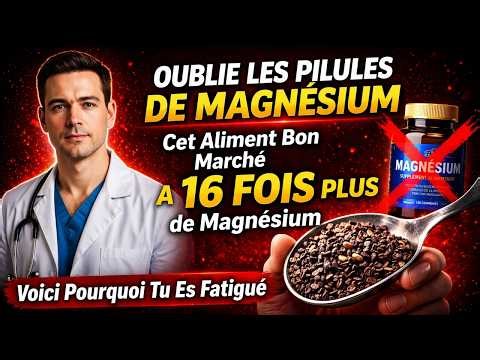 Cet Aliment Bon Marché Bat Tous les Compléments en Magnésium !