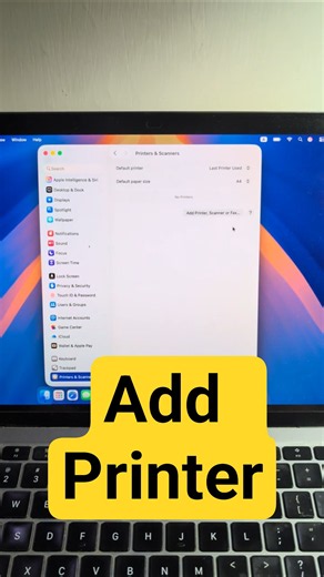 MAC Add Printer #MacBook #Mac #Apple #macOS #Printer #PrinterSetup #Printing #MacTips #TechTutorial