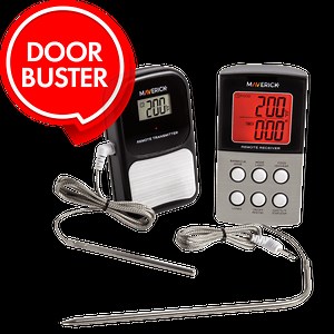 Maverick Wireless Remote Thermometer with 2-High Heat Probes