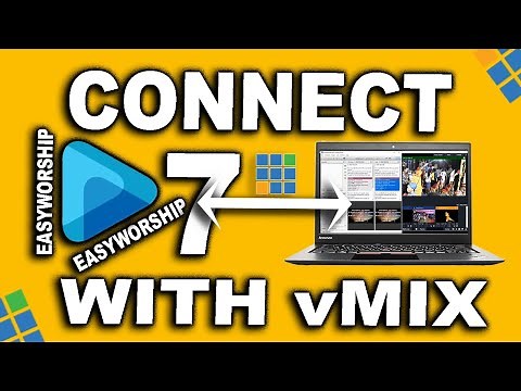 How To Capture Easyworship Into vMix | Easyworship 7 Tutorial