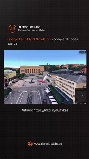 AI Product Labs on Instagram: "Here's something fun to explore over the break! ✈️🌍 An open-source 3D flight simulator built with Cesium, React & TypeScript that lets you fly aircraft or drive a car across real-world terrain powered by Google Earth data. It's more of a float point on a map right now than a full flight sim (no takeoff/landing/physics yet), but it's a great starting point for anyone inspired to build a true simulator! 🚀 Perfect weekend project energy as we head into 2026. 🎊 🎥 O