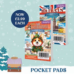Treat yourself this Christmas and take your pick from our incredible Pocket Pads! 🤩 NOW £2.99 each! Including designs for all sorts of occasions! 🥳 https://tinyurl.com/m23suv4y | Hunkydory Crafts