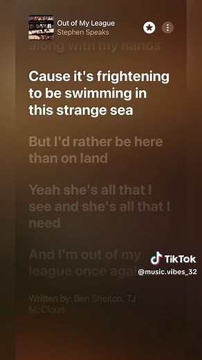 Stephen Speaks Out of My League Lyrics | Full Song Text