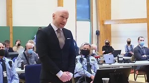 Norwegian killer Breivik begins parole hearing with Nazi salute