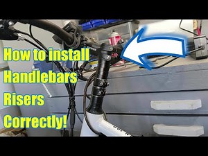 How to install Bicycle handlebars risers Correctly on a Chinese Bicycle #macwheel macmission 100