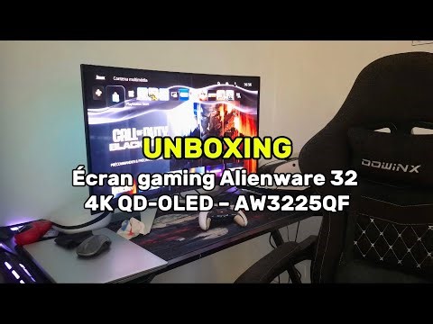 Unboxing de l'écran : Alienware 32 4K QD-OLED – AW3225QF