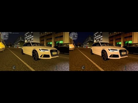 City Car Driving - MOD GRAPHICS | SweetFX v2.1 - Night Drive TEST + Audi RS6 Avant