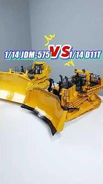 Both The 1/14 575 And D11t Are Large Hydraulic Bulldozers With A Substantial Dozer Blade. #rc