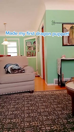 #dragonpuppet#dragonpuppet#dragonpuppets#dragonpuppet😻❤️🐲🐉