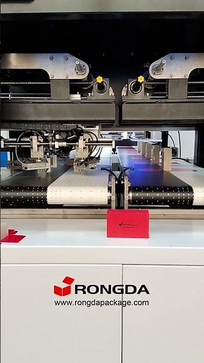 RONGDA Automatic slipcase drawer box making machine, rigid box making machine #rigidbox #boxforming