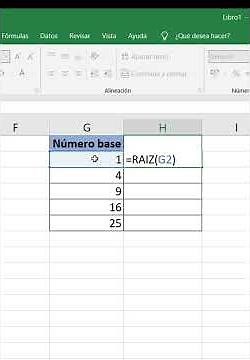 CALCULAR una RAIZ CUADRADA #excel #shorts #cursoexcel #cursodeexcel #excelgratis #tutorial