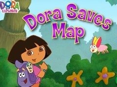 Jeu Dora l'explorateur enregistre la carte  en ligne. Jouer gratuits