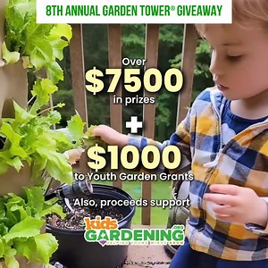 8th Annual Garden Tower Giveaway! We're giving away over $7,500 worth of prizes including x10 award winning 50-plant vertical garden towers. Which are in over 40,000 American households already and as seen on Burpee, CNN & more! Enabling you to grow more in less space (no yard required!) with over 200 plant types to choose from. Where average gardeners save over $600 per year on grocery bills with increased yields & success rates growing in the #1 container garden system with integrated composti