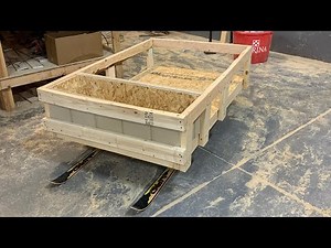 Home made ice fishing sled