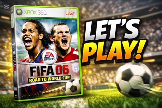fifa 06 road to world cup what game should I play next time 🤔 ? #xbox #fifa #oldgame #football #game