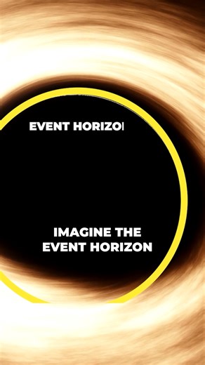 Black hole's event horizon explained simply. #space #astronomy #astrophysics #science #blackhole #physics | Cosmoknowledge