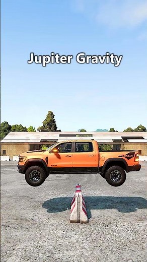 Which Gravity Breaks the Car First? #gravitytest #cars