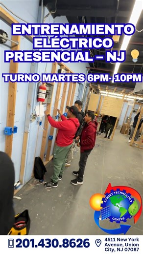 🔴 ÚLTIMOS DÍAS 🔴 📣 [Presencial] | 𝐂𝐔𝐑𝐒𝐎 𝐈𝐍𝐓𝐄𝐍𝐒𝐈𝐕𝐎 - ELECTRICIDAD RESIDENCIAL & COMERCIAL: 𝐓𝐔𝐑𝐍𝐎 𝐍𝐎𝐂𝐇𝐄 - 𝐌𝐀𝐑𝐓𝐄𝐒 𝟔𝐏𝐌 - 𝟏𝟎𝐏𝐌📣 . ➡️ Aprende circuitos serie-paralelo, métodos de alambrado, cajas eléctricas, switches 3-way, 4-way, uso de herramientas, breakers, doblaje de tubos, motores & más. . Deja atrás la teoría... y ¡Aprende Practicando! 🛠️⚙️ . 📅 𝗜𝗻𝗶𝗰𝗶𝗼: Martes OCTUBRE 28: 6pm - 10pm ⌛ 𝗗𝘂𝗿𝗮𝗰𝗶ó𝗻: 20 Semanas 🕒 𝗛𝗼𝗿𝗮𝗿𝗶𝗼: 6:00 a 10:00 pm 
