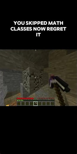 You Skipped Math Classes #minecraft #gaming