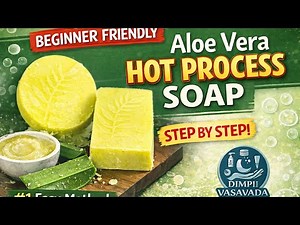 How to make Hot Process soap at home | Aloe Vera Hot Process soap #soap #hotprocesssoap #skincare