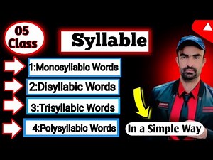 "4 Types of Syllables with Examples | Mono, Di, Tri & Polysyllabic Words Explained"