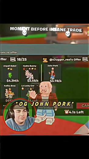 Steak Finally Got The NEW OG John Pork Brainrot 😱🔥 #stealabrainrot #shorts #johnpork