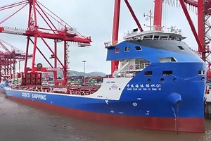 World's largest electric container ship launches in China - electrive.com