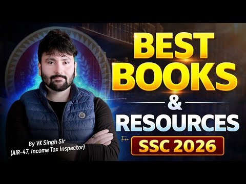 Best Books & Resources For SSC Exams 2026 | SSC CGL, CHSL, MTS Best Books 📚
