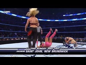 Beth Phoenix Vs Michelle Mcool And Layla For WWE Women's Championship HD