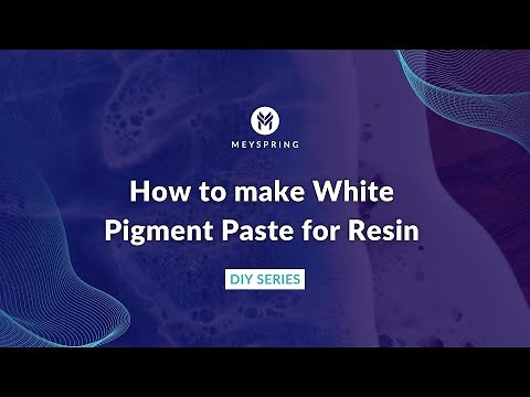 How to Make Epoxy Pigment Paste for Resin Waves: An easy and affordable DIY Tutorial by MEYSPRING