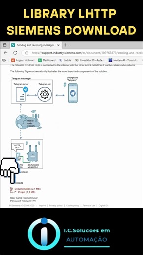 LIBRARY LHTTP SIEMENS Download #automaçãoindustrial #clp #siemens #tiaportal #lhttp