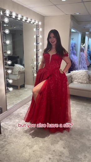 what features do you want your dress to have? ❤️ #prom2026 #reddress #lisasbridalprom