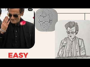 How to Draw Akshaye Khanna as Rehman Dakait Step By Step | Dhurandhar Akshaye Khanna Drawing