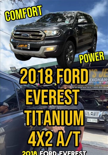 2018 Ford Everest Titanium for Sale: Power & Comfort in One