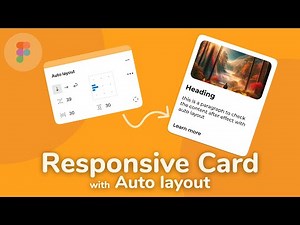 Responsive Card Design In Figma - Figma Tutorial