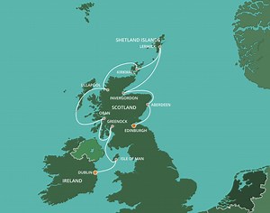 Scotland Cruise: Edinburgh, Glasgow & Invergordon - Azamara (10 Night Cruise from Edinburgh to Dublin)