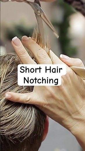 Notching Changes Your Whole Cut #hairtutorial #haircut #technique