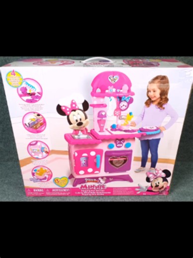 PART 1 - Unboxing Cute Pink Disney Minnie Mouse Kitchen (*0*) #minniemouse #toys #nostalgic #unboxingtoys