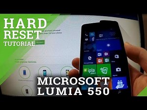Hard Reset MICROSOFT Lumia 550- reset and bypass screen lock
